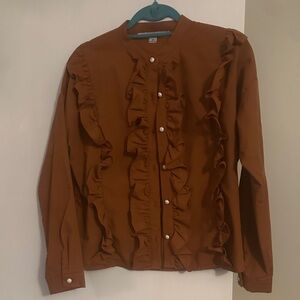 HYFVE Tan Button-Up Blouse